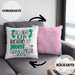 Fußballspieler Kissen mit Füllung 40x40 Geschenk So Sieht Ein Richtig Cooler Fußballspieler Aus Geschenkidee Spruch Lustig (Grau) Rosa Trendation