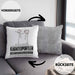 Karatesportler Geschenk Kissen mit Füllung 40x40 Ich Bin Karatesportler Aber Sag Doch Einfach Superheld Lustige Geschenkdiee für Karatesportler (Grau) Grau Trendation