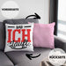 Du Ich Läuft Kissen mit Füllung 40x40 Geschenk Beste Freundin Paare Geschenkidee Liebe Paar (Grau) Rosa Trendation