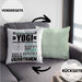 Yogi Geschenk Kaffee-Kissen mit Füllung 40x40 Geschenkidee für Yogi Ich Bin Yogi Ich Kann Es Dir Erklären Jedoch Nicht Für Dich Verstehen Spruch Lustig (Grau) Grün Trendation