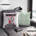 Journalist Kissen mit Füllung 40x40 Geschenk für Journalist Der Mann Der Alles Kann Geschenkidee zum Geburtstag (Grau) Grün Trendation