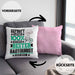 Radtourist Geschenk Lustiger Spruch für Radtourist Geschenkidee Bester Radtourist Der WeltKissen mit Füllung 40x40 (Grau) Rosa Trendation