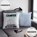Camper Kissen mit Füllung 40x40 Geschenk für Camper Der Mann Der Alles Kann Geschenkidee zum Geburtstag (Grau) Blau Trendation
