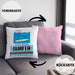Surfer Geschenk Kissen mit Füllung 40x40 Ich Bin Surfer Aber Sag Doch Einfach Superheld Lustige Geschenkdiee für Surfer (Grau) Rosa Trendation