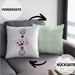 Poker Kissen mit Füllung 40x40 Geschenk für Poker-Spieler Geburtstag Lustige Geschenkidee :( + Poker = :) (Grau) Grün Trendation