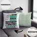 Volleyballspieler Geschenk Kissen mit Füllung 40x40 Lustiger Spruch Erheben Sie Sich Der Volleyballspieler Betritt den Raum (Grau) Grün Trendation