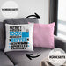 Schwimmsportler Geschenk Lustiger Spruch für Schwimmsportler Geschenkidee Bester Schwimmsportler Der WeltKissen mit Füllung 40x40 (Grau) Rosa Trendation