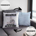Bocciapieler Kissen mit Füllung 40x40 Geschenk für Bocciapieler Der Mann Der Alles Kann Geschenkidee zum Geburtstag (Grau) Blau Trendation