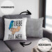 Lustige Wellensittich-Kissen mit Füllung 40x40 Geschenk für Wellensittich-Besitzer Liebe Tut Weh (Grau) Grau Trendation