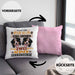 Berner Sennenhund Besitzer Kissen mit Füllung 40x40 Geschenk Lustiger Spruch Geschenkidee Was Ist Besser Als Ein Berner Sennenhund (Grau) Rosa Trendation