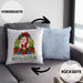 Schrott-Wichtelgeschenk für Frauen Kollegen Geschenk Wichteln Weihnachten Weihnachten Geschenkidee SchrottwichtelnKissen mit Füllung 40x40 (Grau) Blau Trendation