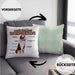Lustige Kissen mit Füllung 40x40 für Australian Shepherd Liebhaber Geschenkidee (Grau) Grün Trendation