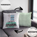 Aquarium-Enthusiast Geschenk Kissen mit Füllung 40x40 So Gut Kann Nur Ein Aquarium-Enthusiast Aussehen Geschenkidee (Grau) Grün Trendation