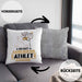 Athlet Geschenk Kissen mit Füllung 40x40 So Gut Kann Nur Ein Athlet Aussehen Geschenkidee (Grau) Grau Trendation