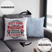 Steinmetz Kissen mit Füllung 40x40 Geschenk Spruch Geschenkidee Spruch (Grau) Blau Trendation