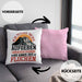 Wandern Kissen mit Füllung 40x40 Geschenk Spruch Wandern Ich Werde Nicht Aufgeben Aber Fluchen Kaffee Wandern Berge (Grau) Rosa Trendation