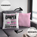 Camper Geschenk Kaffee-Kissen mit Füllung 40x40 Geschenkidee für Camper Ich Bin Camper Ich Kann Es Dir Erklären Jedoch Nicht Für Dich Verstehen Spruch Lustig (Grau) Rosa Trendation