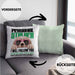 Golden Retriever Besitzerin Kissen mit Füllung 40x40 Geschenk Lustiger Spruch Geschenkidee Personal Stalker (Grau) Grün Trendation