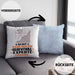 Survival-Experte Geschenk Kissen mit Füllung 40x40 So Gut Kann Nur Ein Survival-Experte Aussehen Geschenkidee (Grau) Blau Trendation