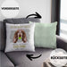 Cocker Spaniel Besitzer Kissen mit Füllung 40x40 Geschenk Lustiger Spruch Geschenkidee Besitzerin Ich Bin Nicht toll Aber Mein Cocker Spaniel Ist Es (Grau) Grün Trendation