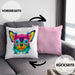 Chihuhahua Mama Besitzer Kissen mit Füllung 40x40 Geschenkidee Frauchen Herrchen Herz Bunte geschenkidee (Grau) Rosa Trendation