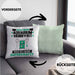Aquarium-Hobbyist Kissen mit Füllung 40x40 Geschenk für Aquarium-Hobbyist Geburtstag Lustiger Spruch Was Ist Deine Superkraft (Grau) Grün Trendation