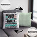 Angler Geschenk Kissen mit Füllung 40x40 Lustige Geschenkidee für Angler Geburtstag Niemand Ist Perfekt Aber Als Angler Ist Man Nah Dran (Grau) Grün Trendation