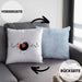 Schallplatte Geschenk Vinyl Herzschlag Vintage Retro Musik DJ Geschenk Kissen mit Füllung 40x40 (Grau) Blau Trendation