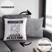 Musikredakteur Kissen mit Füllung 40x40 Geschenk für Musikredakteur Der Mann Der Alles Kann Geschenkidee zum Geburtstag (Grau) Grau Trendation