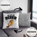 Bieber Kissen mit Füllung 40x40 Biebermotiv Geschenk Tierwohlhaber (Grau) Grau Trendation