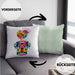 Rottweiler Herz Farbe Besitzer Kissen mit Füllung 40x40 Geschenk Lustiger Spruch Geschenkidee Rottweiler Liebhaber (Grau) Grün Trendation