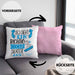 Skater Kissen mit Füllung 40x40 Geschenk So Sieht Ein Richtig Cooler Skater Aus Geschenkidee Spruch Lustig (Grau) Rosa Trendation