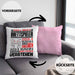 Brettspieler Geschenk Kaffee-Kissen mit Füllung 40x40 Geschenkidee für Brettspieler Ich Bin Brettspieler Ich Kann Es Dir Erklären Jedoch Nicht Für Dich Verstehen Spruch Lustig (Grau) Rosa Trendation