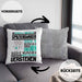 Spaziergänger Geschenk Kaffee-Kissen mit Füllung 40x40 Geschenkidee für Spaziergänger Ich Bin Spaziergänger Ich Kann Es Dir Erklären Jedoch Nicht Für Dich Verstehen Spruch Lustig (Grau) Grau Trendation