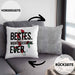 Schrott-Wichtelgeschenk für Frauen Kollegen Geschenk Wichteln Weihnachten Bestes Wichtelgeschenk Ever geschenkidee SchrottwichtelnKissen mit Füllung 40x40 (Grau) Grau Trendation
