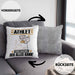 Athlet Kissen mit Füllung 40x40 Geschenk für Athlet Der Mann Der Alles Kann Geschenkidee zum Geburtstag (Grau) Grau Trendation