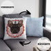 Boxer Hunde Kissen mit Füllung 40x40 Geschenk Hundebesitzerin Boxer Frauchen Herrchen Geschenkidee Kaffee-Kissen mit Füllung 40x40 Limited Edition (Grau) Blau Trendation