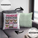 Yorkie Besitzer Kissen mit Füllung 40x40 Geschenk Lustiger Spruch Geschenkidee Yorkie Tricks Bleib (Grau) Grün Trendation