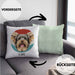 Yorkie Besitzer Kissen mit Füllung 40x40 Geschenk Lustiger Spruch Geschenkidee Yorkie Mama Papa (Grau) Grün Trendation