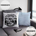 Trucker Geschenk Kissen mit Füllung 40x40 Der Weg Ist Das Ziel Trucker LKW Fahrer Geschenkidee (Grau) Blau Trendation