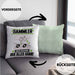 Sammler Kissen mit Füllung 40x40 Geschenk für Sammler Der Mann Der Alles Kann Geschenkidee zum Geburtstag (Grau) Grün Trendation