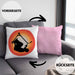 Scooter Roller Fahrer Geschenk Kissen mit Füllung 40x40 Scooterfahrer Geschenkidee Scooting Geschenkidee Jungs Profi Scooterfahrer Pro (Grau) Rosa Trendation