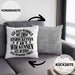Eishockeyfan Kissen mit Füllung 40x40 Geschenk Leg Dich Niemals Mit Einem Eishockeydfan An Eishockey-Liebhaber Spieler Geschenkidee (Grau) Grau Trendation