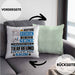 Tierfreund Geschenk Kissen mit Füllung 40x40 Lustiger Spruch Erheben Sie Sich Der Tierfreund Betritt den Raum (Grau) Grün Trendation