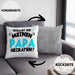 Heiratsantrag Kissen mit Füllung 40x40 Geschenk Lustiger Spruch Willst Du Meinen Papa Heiraten Geschenkidee Geburtstag (Grau) Grau Trendation