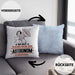 Astronom Geschenk Kissen mit Füllung 40x40 So Gut Kann Nur Ein Astronom Aussehen Geschenkidee (Grau) Blau Trendation