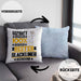 Slackliner Geschenk Lustiger Spruch für Slackliner Geschenkidee Bester Slackliner Der WeltKissen mit Füllung 40x40 (Grau) Blau Trendation