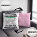 Bandmitglied Geschenk Kissen mit Füllung 40x40 Lustige Geschenkidee Geburtstag für Bandmitglied Ich Bin Dieser Legendäre Bandmitglied Von Dem Alle Geredet Haben (Grau) Rosa Trendation