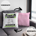 Katzenspielzeug-Designer Kissen mit Füllung 40x40 Geschenk für Katzenspielzeug-Designer Geburtstag Lustiger Spruch Was Ist Deine Superkraft (Grau) Rosa Trendation