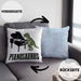 Pinaosaurus Piano-Spieler Kissen mit Füllung 40x40 Geschenk Klavier (Grau) Blau Trendation